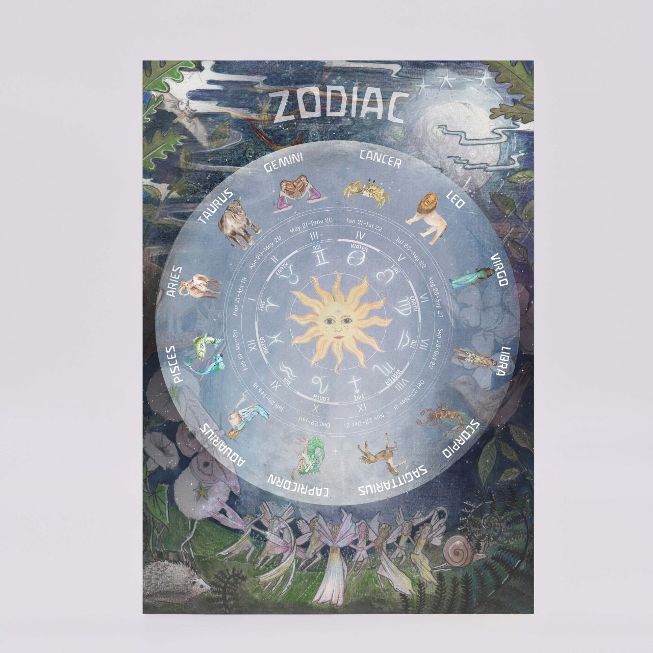 Wild Fairies Zodiac Poster