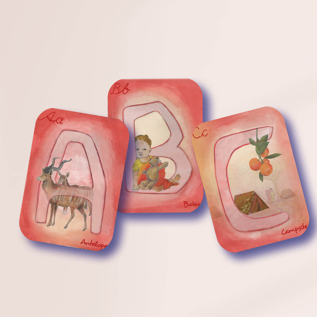 International ABC Cards - in English, German or French