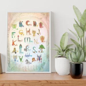 Traditional Alphabet Poster