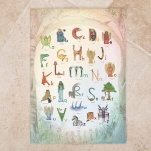 Traditional Alphabet Poster