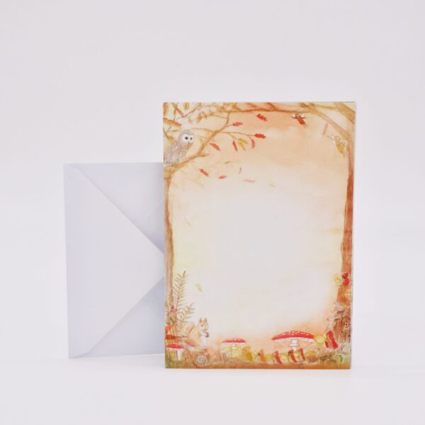 Wild Autumn Note Paper Sets