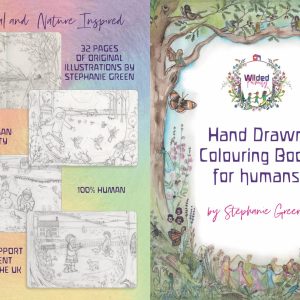Hand-Drawn Nature Colouring Book